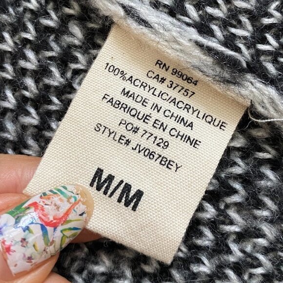 Billabong Oversized Waterfall Cardigan Geometric - Picture 10 of 15